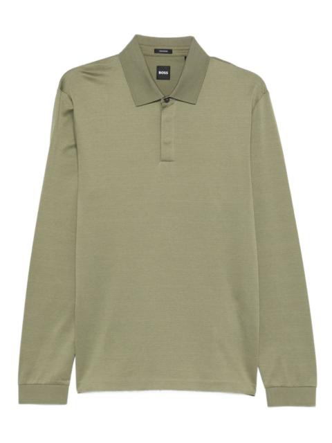 Paddo long-sleeves polo shirt