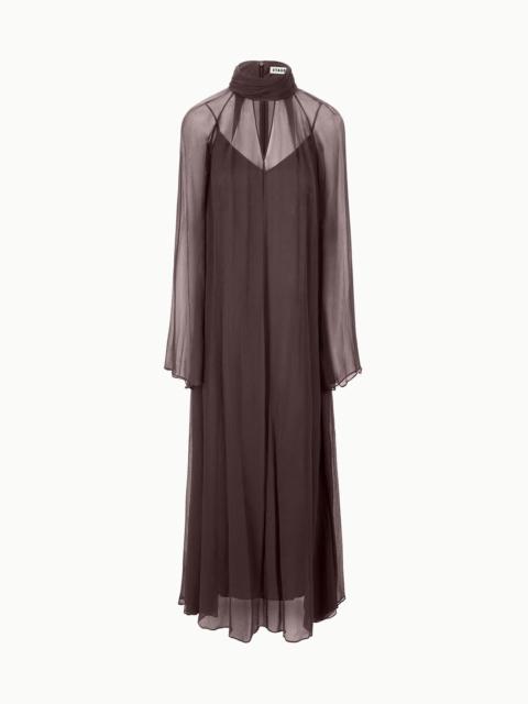 STAUD ESTHER MAXI DRESS EARTH