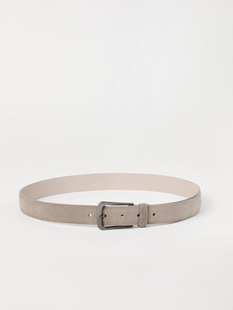 Suede belt