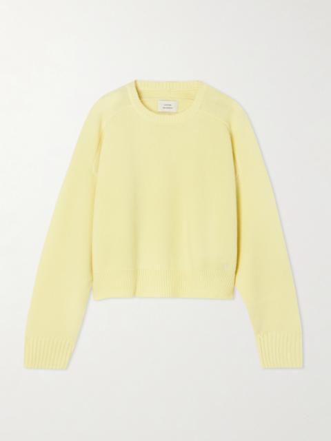 Bruzzi Cropped Wool And Cashmere-blend Sweater