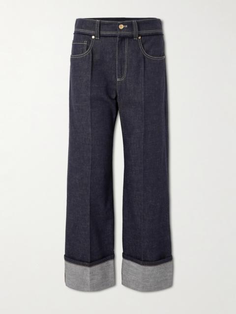 High-rise Wide-leg Jeans