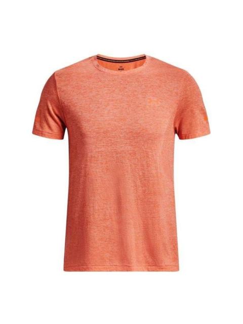 Under Armour Seamless Stride Short Sleeve 'Frosted Orange' 1375692-848