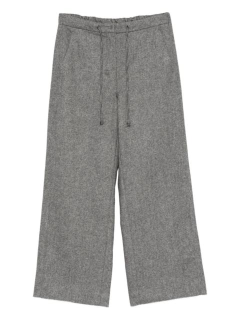 drawstring-waist trousers