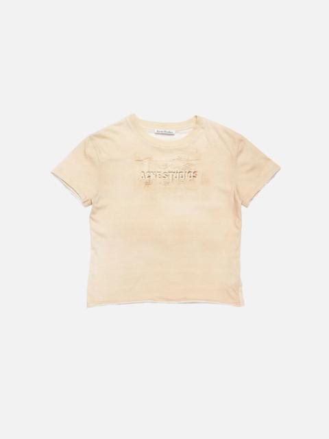 Printed t-shirt - Sand beige