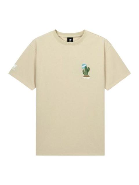 New Balance NBX Endless Summer Graphic T-shirt Asia Sizing 'Beige' AMT33356-BE