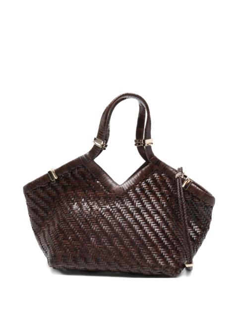 Benedetta Bruzziches Woven Leather Tote Bag