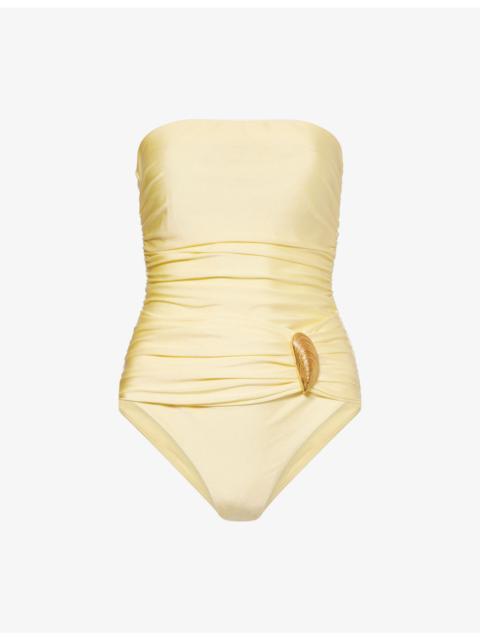 Lorena Shell Strapless Swimsuit