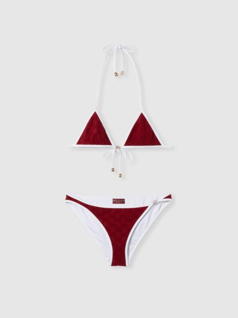 GG terrycloth bikini