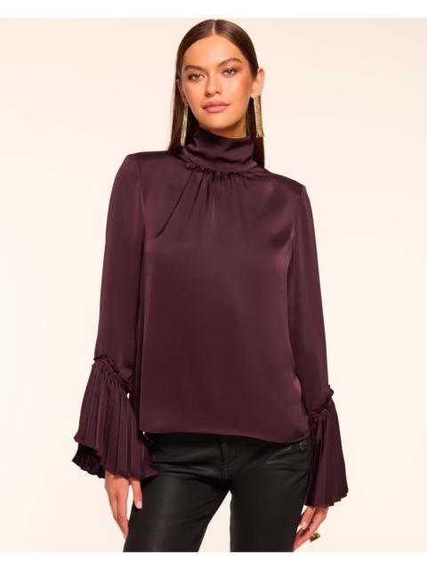 Christy Turtleneck Bell Sleeve Blouse