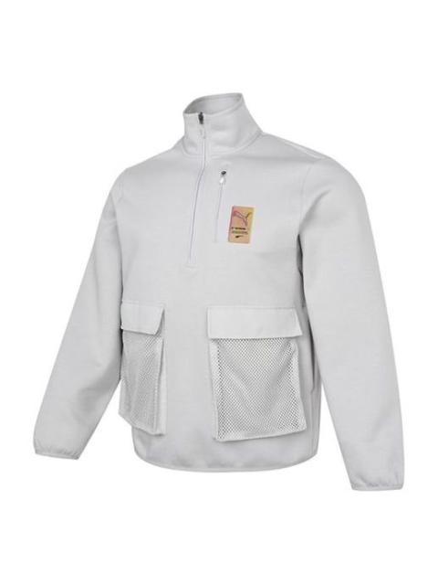 Puma Sports Jacket 'Grey Yellow' 531449-09