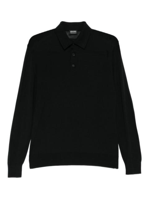 long sleeve polo shirt
