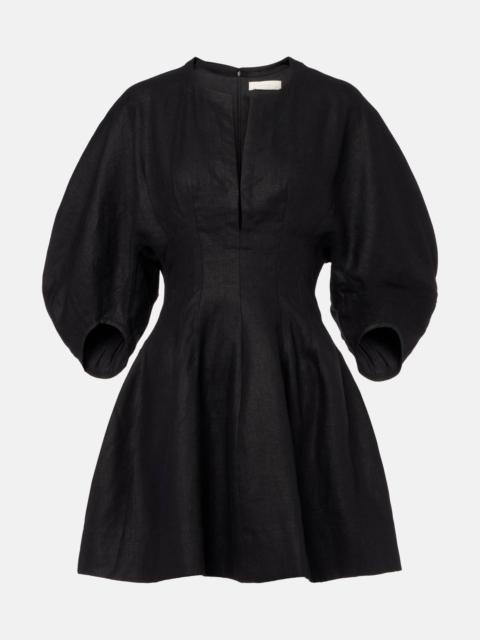 Soleil linen minidress