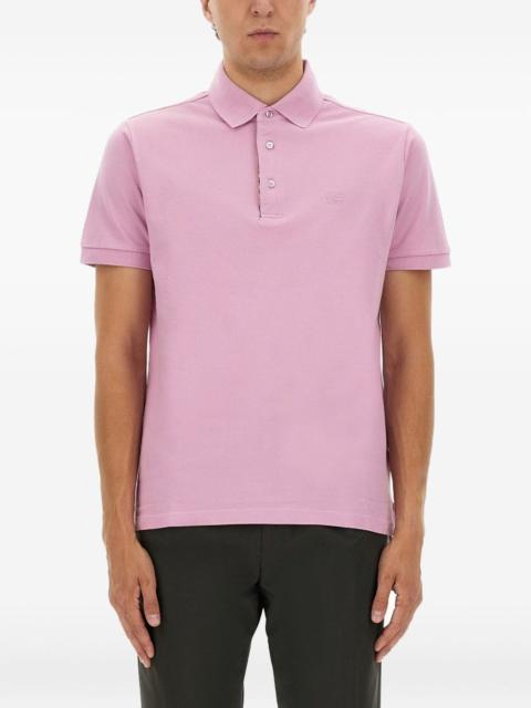 buttoned polo shirt