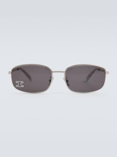 Triomphe Rhinestone 02 rectangular sunglasses