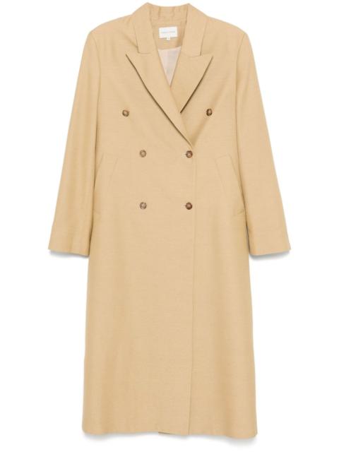 double-breasted coat