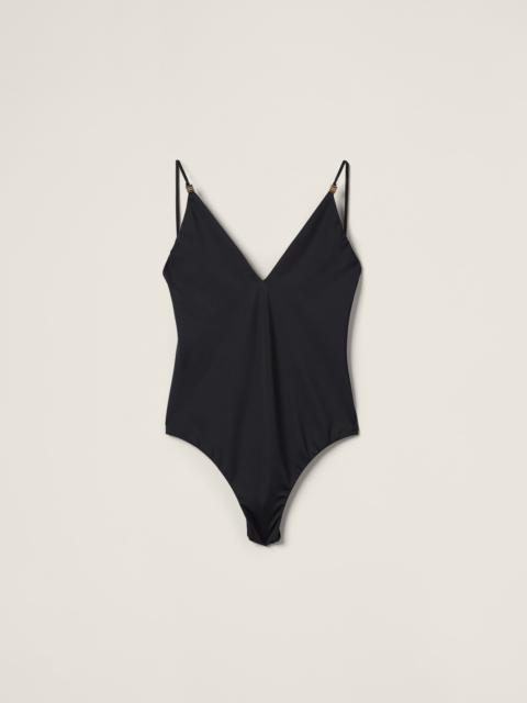 One-piece jersey swimsuit