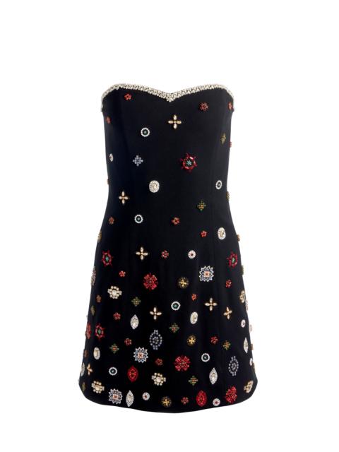 IVA EMBELLISHED MINI DRESS