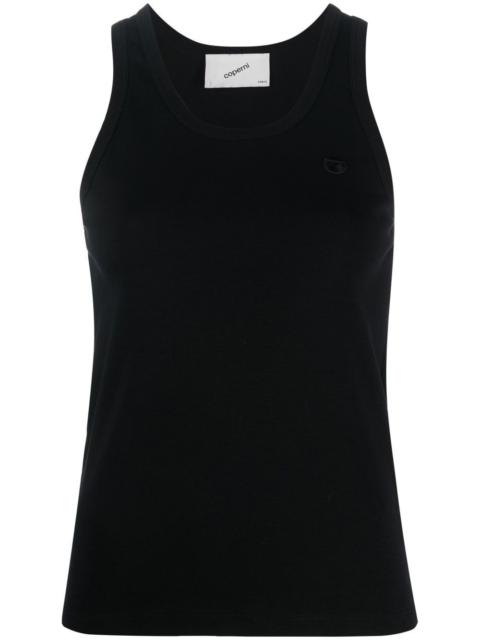 round-neck cotton tank top