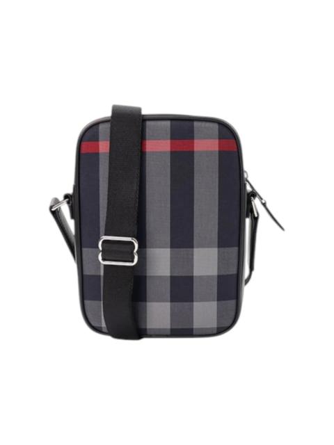 Burberry Paddy Check Messenger Navy/Grey