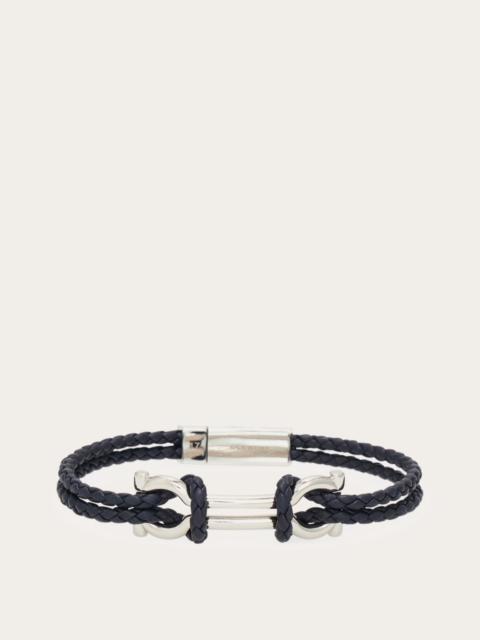 Double Gancini bracelet (20cm)