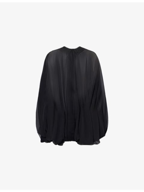Luxor Sheer Silk Cape