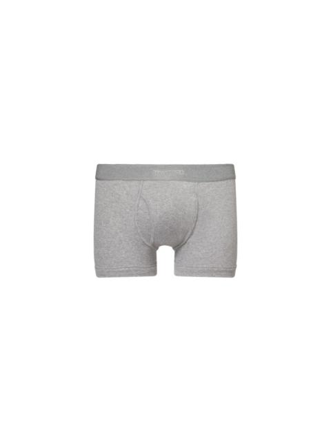 Branded-Waistband Stretch-Cotton Boxer Briefs