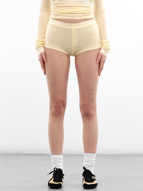 Limone Tencel-Wool Booty Shorts