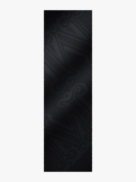 EGUALE Jacquard silk and cotton stole