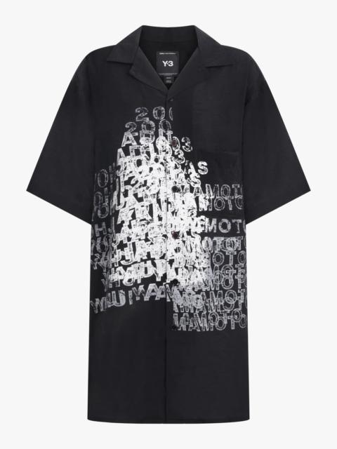 GRAPHIC LONG SHIRT | BLACK