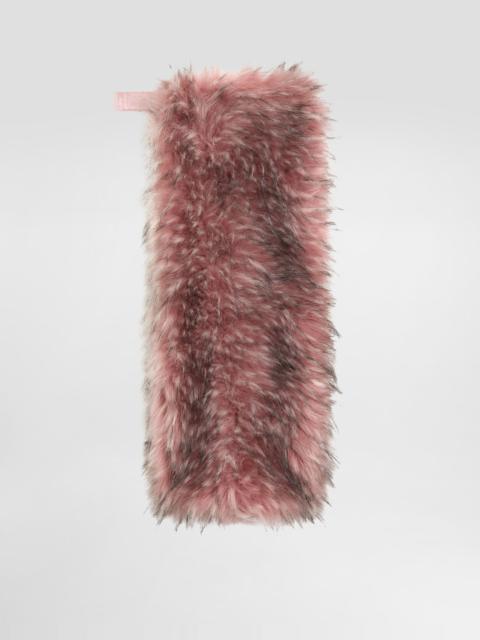 Faux fur muff