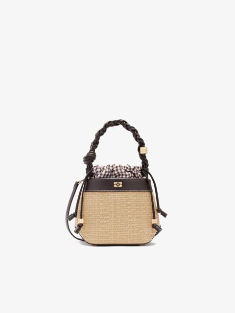 BOU BUCKET BAG IN STRAW