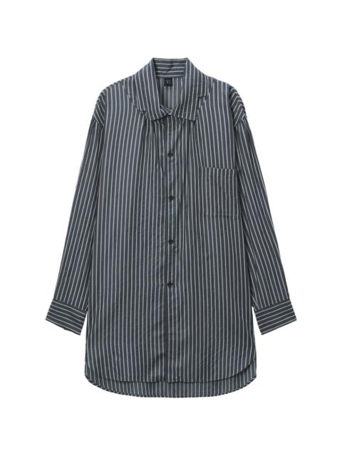 striped chest-pocket shirt