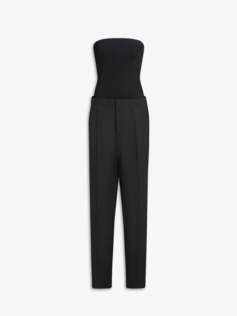 KNIT TAILORED BUSTIER JUMPSUIT