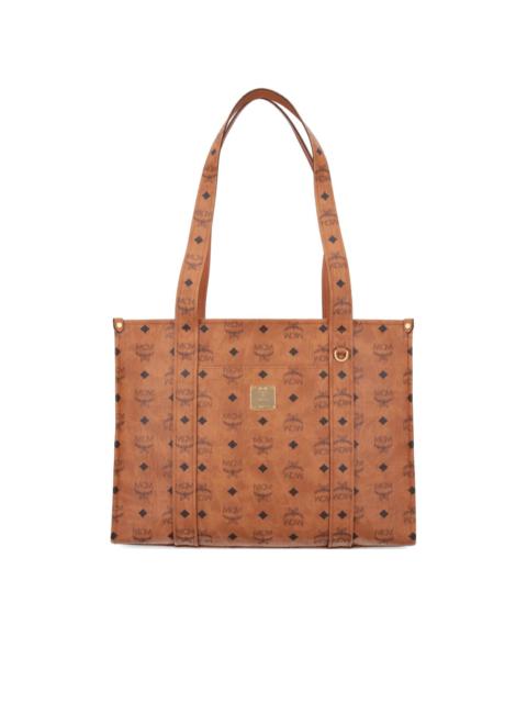 logo-print tote bag