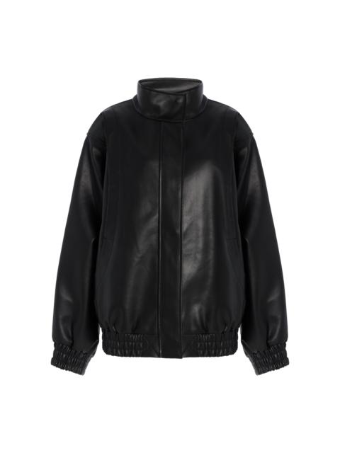 Brooklyn Panelled Bomber Jacket black