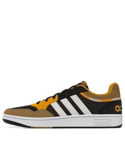 adidas neo Hoops 3.0 'Black Brown Yellow White' GZ9474
