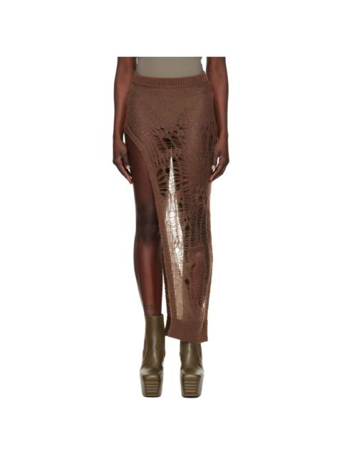 Brown Hollywood Spider Ziggy Maxi Skirt