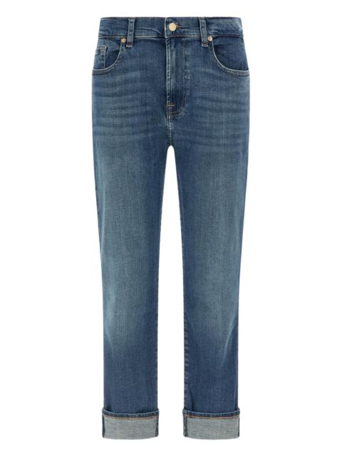 turn-up hem jeans