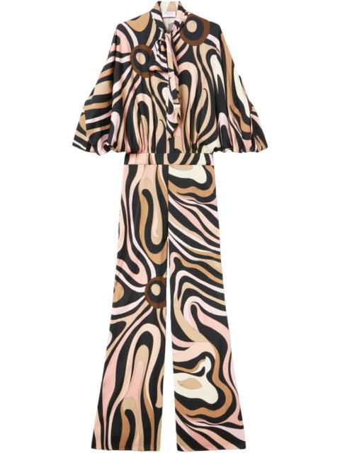 marmo-print jumpsuit
