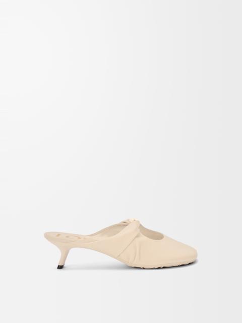 Pebble Soft mule in nappa lambskin