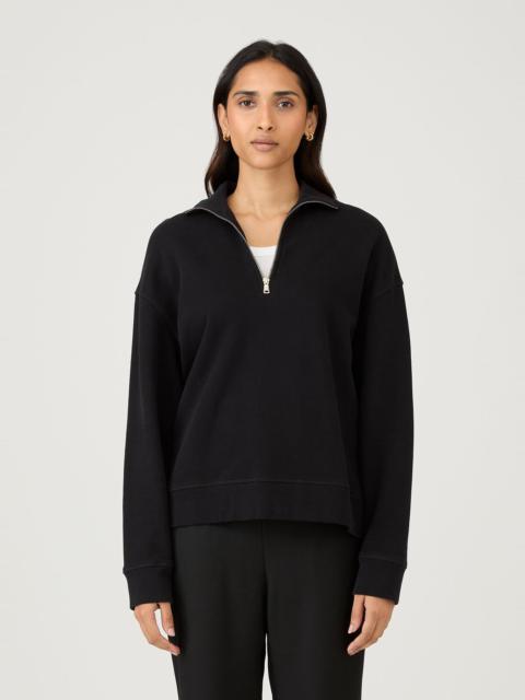 Half Zip Loopback Sweatshirt