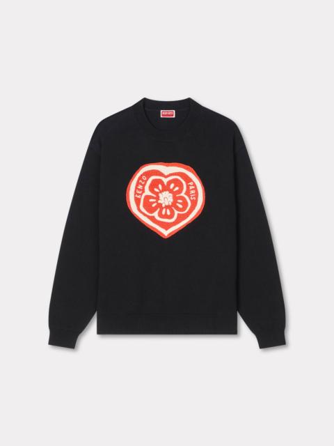 'KENZO Boke Heart' jumper in cotton wool