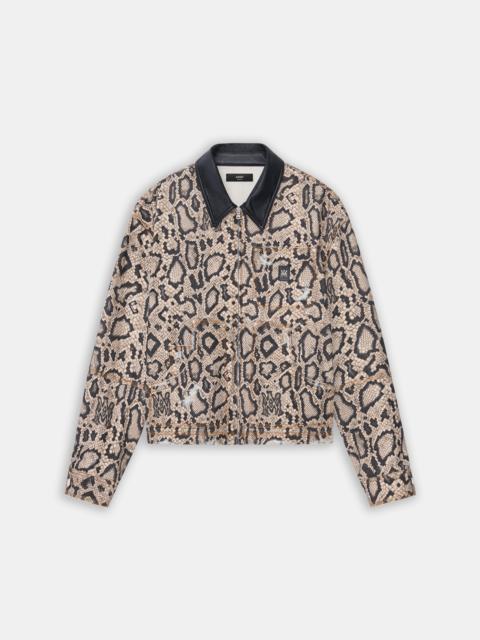 SNAKE DENIM WORK JACKET