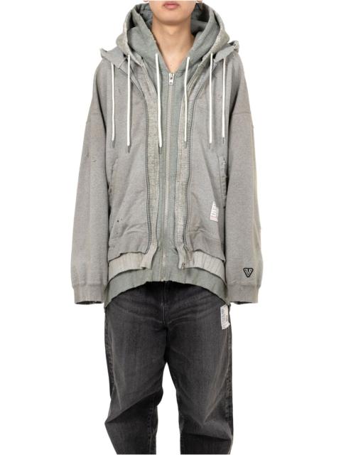 Triple Layered Zip-up Hoodie