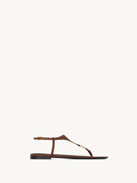 CASSANDRA SANDALS IN SMOOTH LEATHER