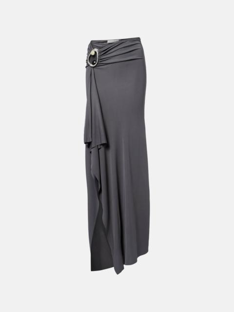 Orica embellished jersey maxi skirt