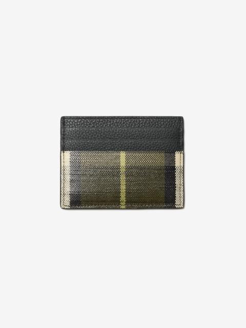 Tall Check Card Case