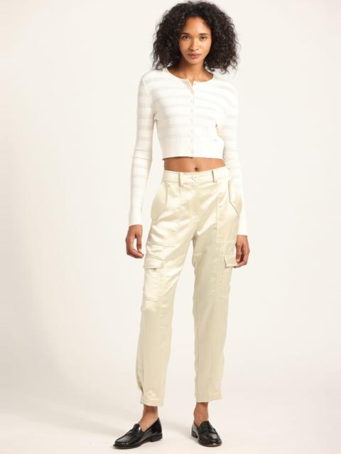 ELIAN SATIN CARGO PANT