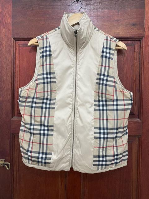 Burberry Burberry Down Jacket Vest Nova Check | pen1121 | REVERSIBLE