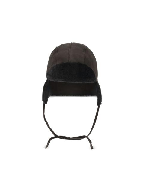 earflap brown hat